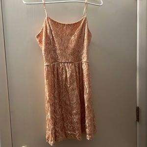 Rose Gold Lace Dress